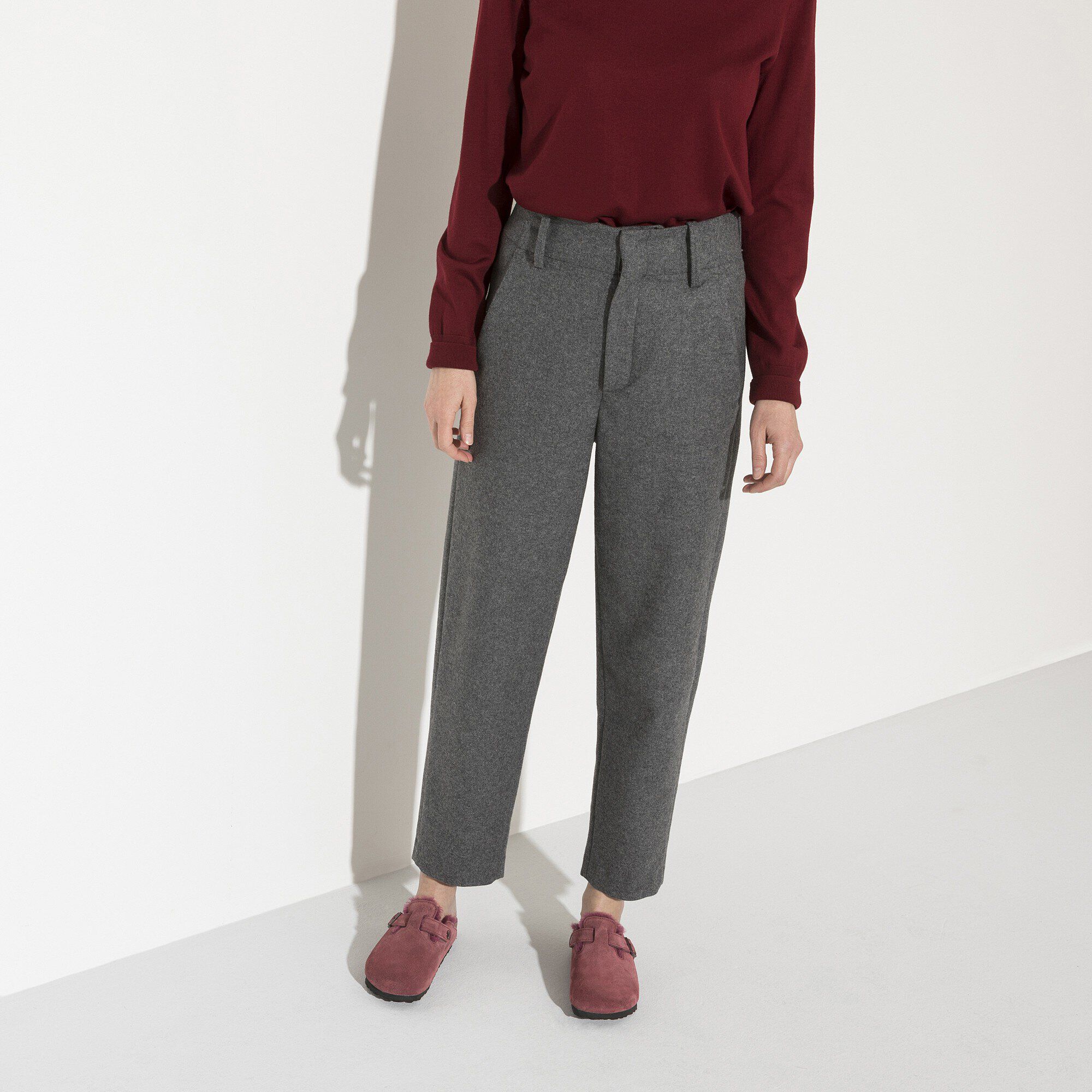 Boston Shearling Suede Leather