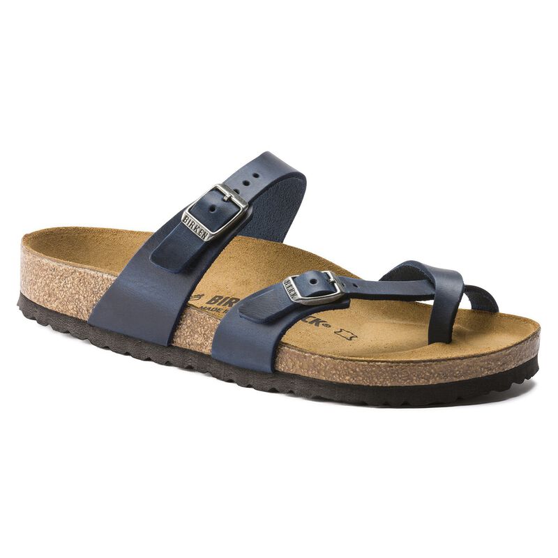 BIRKENSTOCK Mayari Natural Leather Oiled Tobacco Brown Walk Edit detail