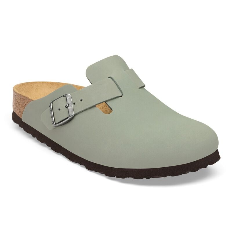 BIRKENSTOCK Boston Natural Leather Oiled Cognac Soft Sole detail