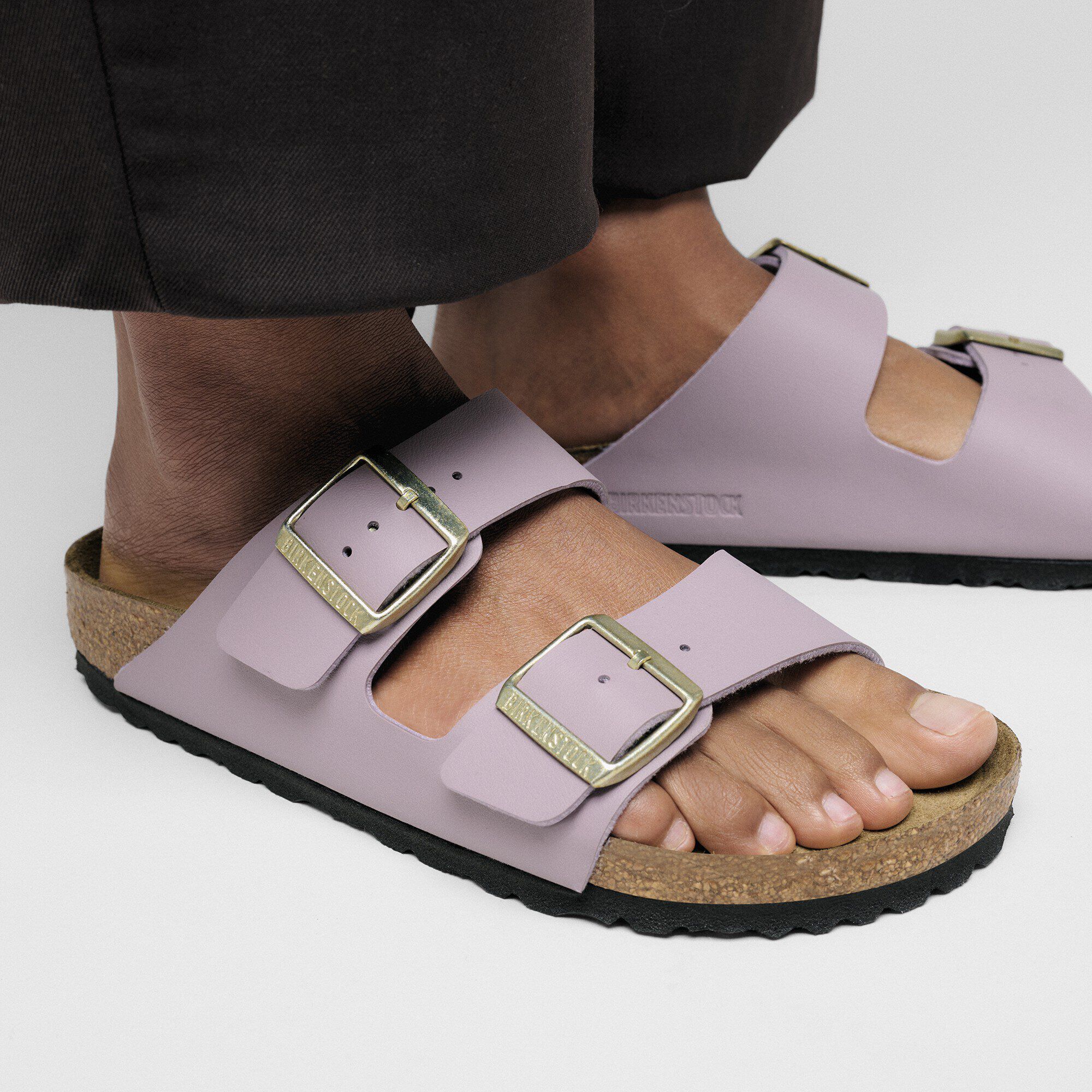 Arizona Birko-Flor in Color Faded Purple | BIRKENSTOCK US