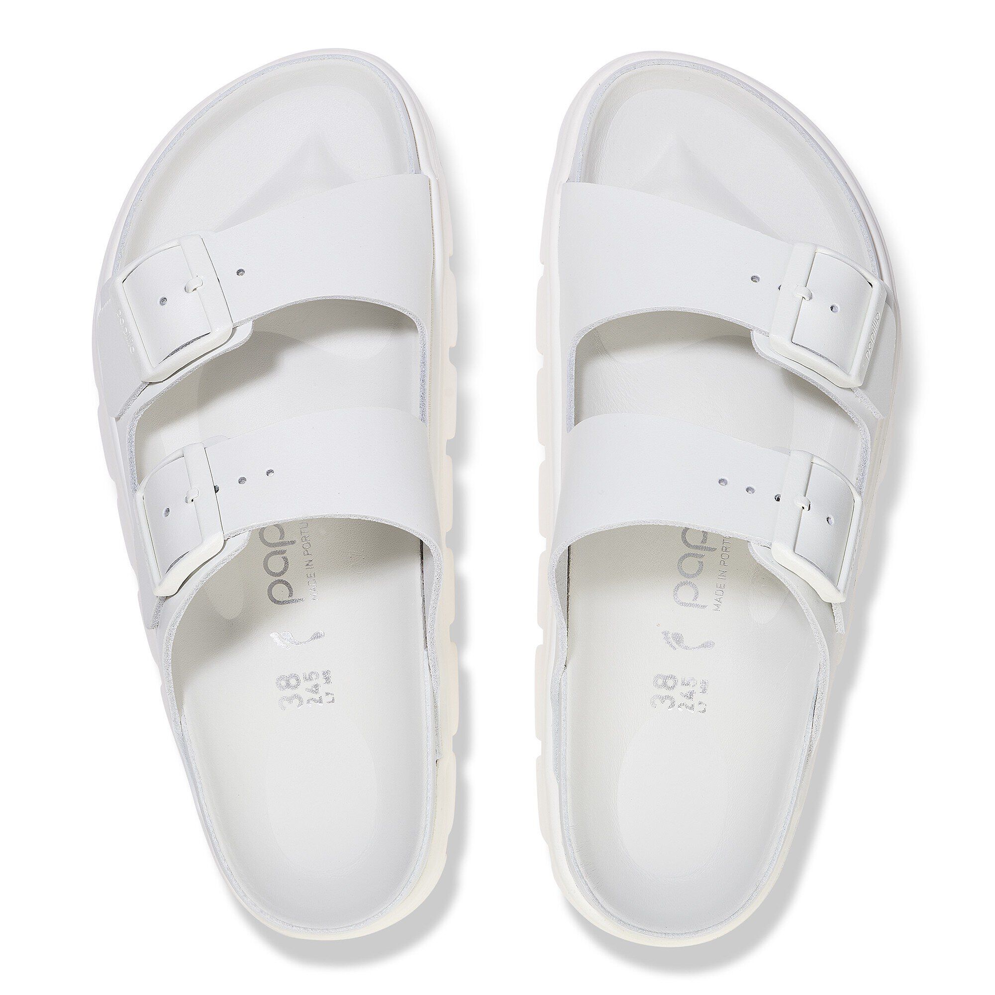 Arizona Chunky Leather in Color White | BIRKENSTOCK US