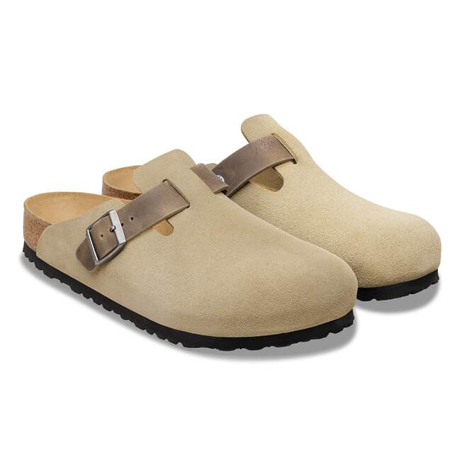 Sw Mixte Boston Cuir mixte en Kaki défraîchi | BIRKENSTOCK Canada