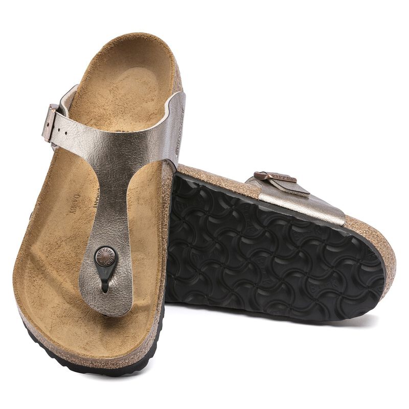 BIRKENSTOCK Gizeh Birko-Flor Graceful Taupe Daily Comfort detail