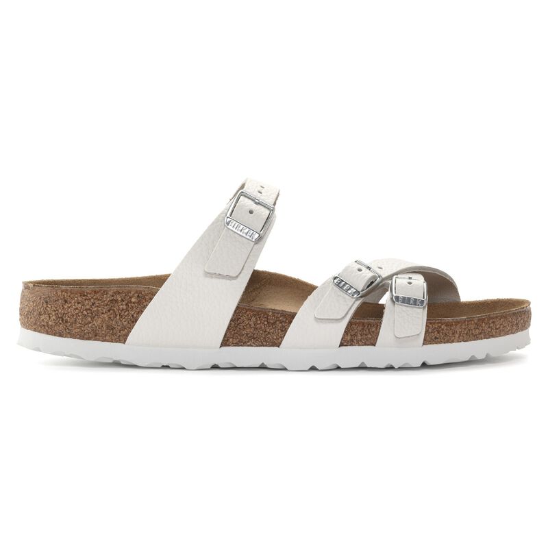 BIRKENSTOCK Franca Natural Leather White Walk Edit detail