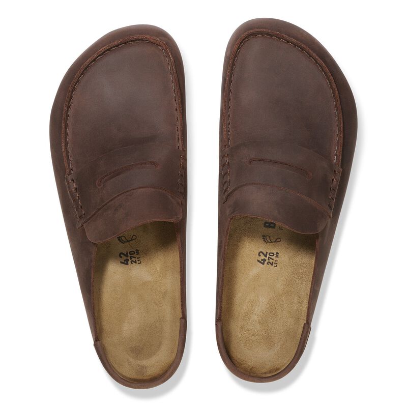 BIRKENSTOCK Naples Wrapped Natural Leather Oiled Habana Walk Edit detail