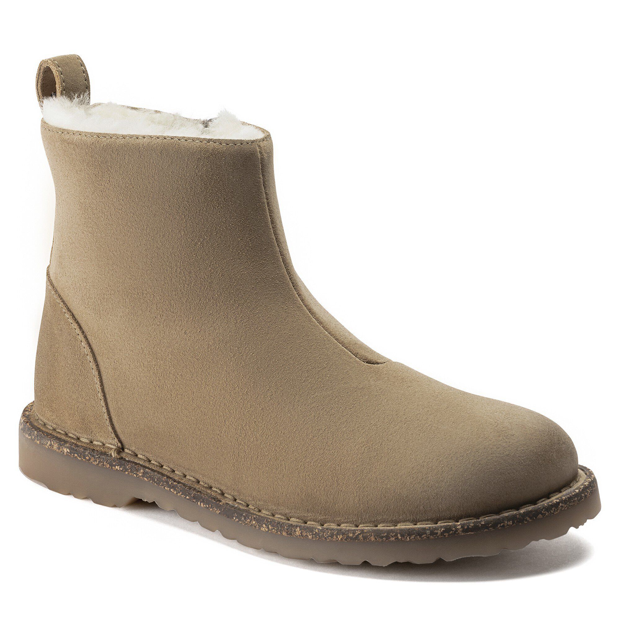 Melrose Shearling Suede Leather