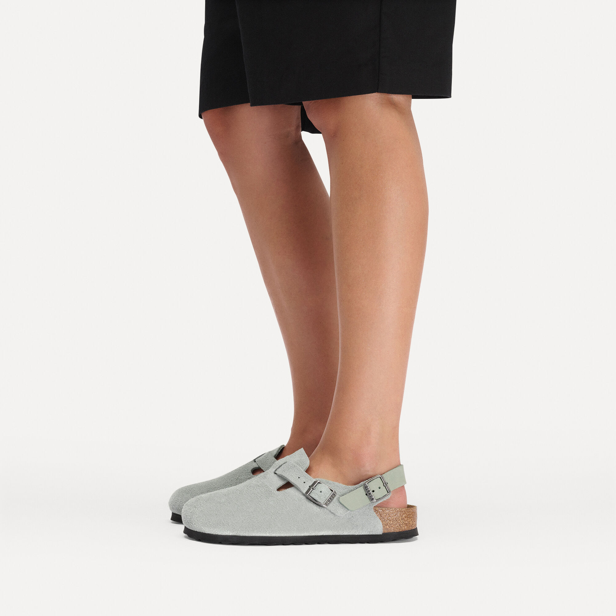 Tokio Suede Leather in Color Pure Sage | BIRKENSTOCK US