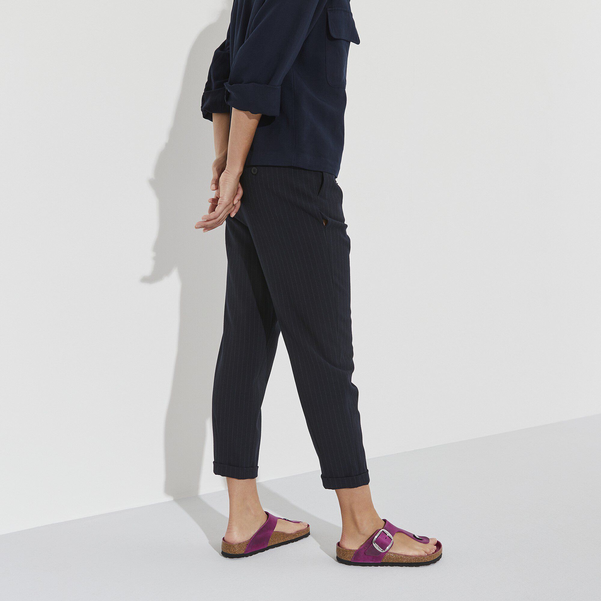 Gizeh Big Buckle Cuir huil&eacute;