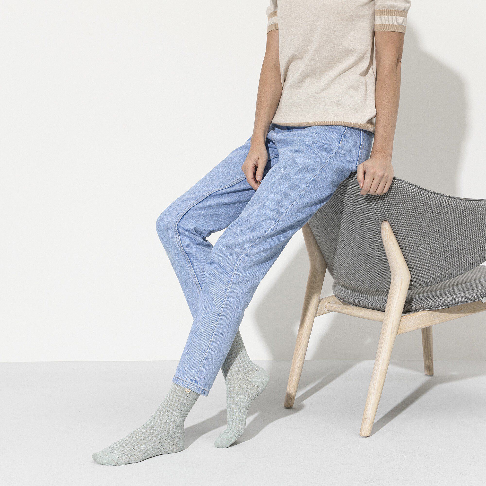 Structured Dot Coton-Polyamide-&Eacute;lasthanne