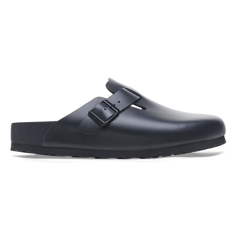 BIRKENSTOCK Boston Natural Leather Black City Comfort detail