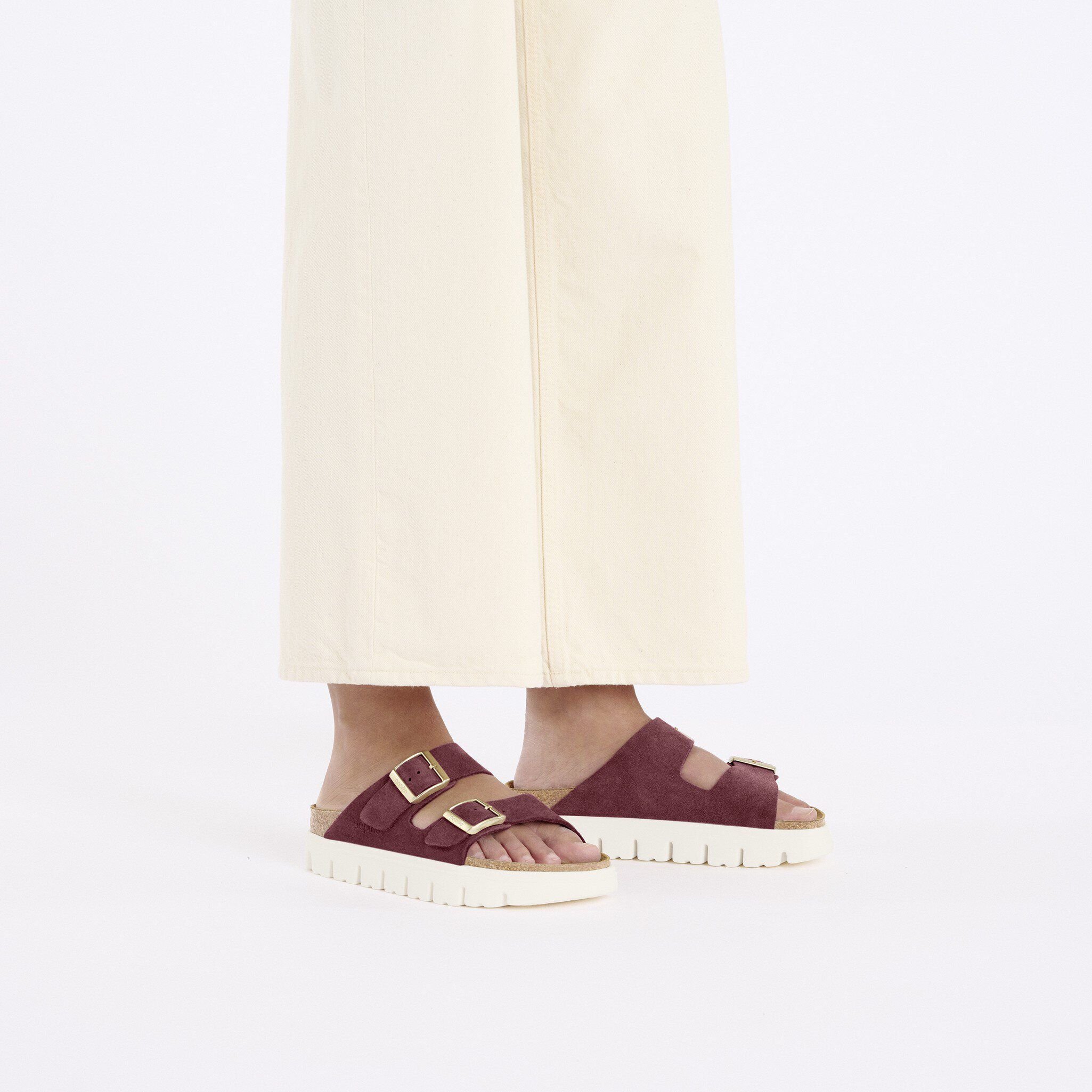   with a female model