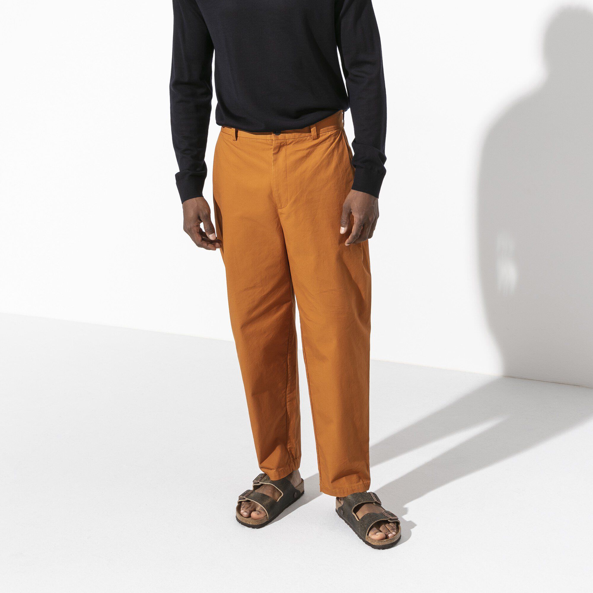   Close-up with a male model