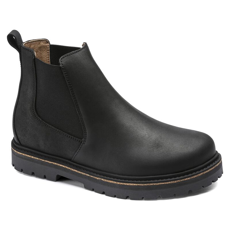 BIRKENSTOCK Stalon Nubuck Leather Black Trail Easy detail