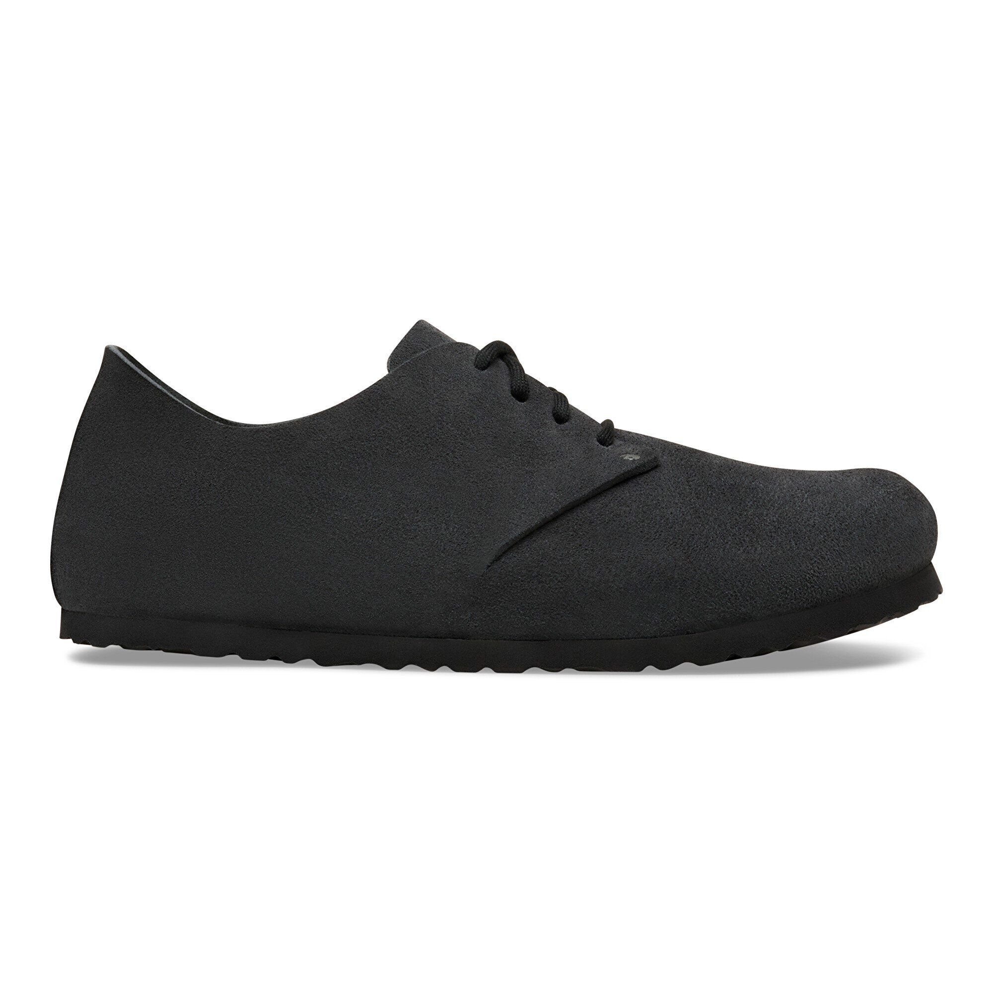 Maine Suede Leather in Color Charcoal | BIRKENSTOCK US