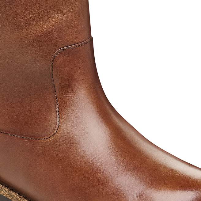 Sw 656 Uppsala Shearling Leather in Color Cognac | BIRKENSTOCK US