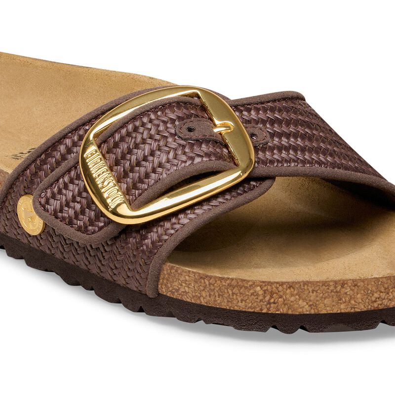 BIRKENSTOCK Madrid Big Buckle Raffia Textile Raffia Carafe Walk Edit detail