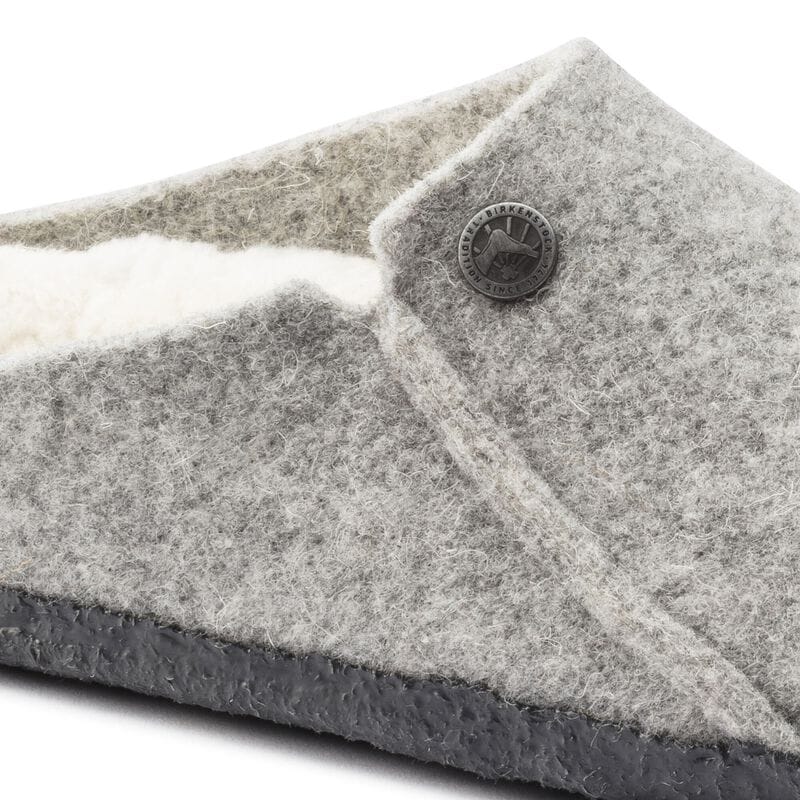 BIRKENSTOCK Zermatt Shearling Felt Light Gray Trail Easy detail