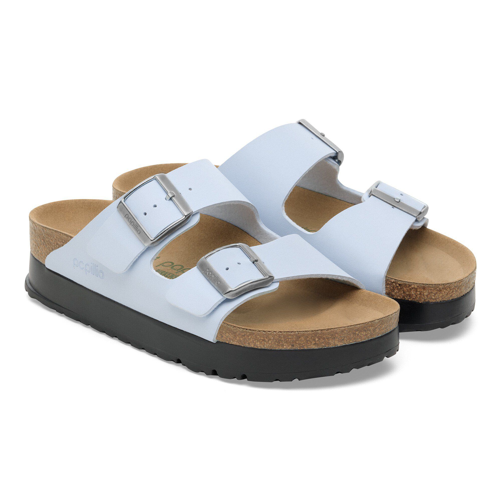 2025S＆S　BIRKENSTOCK　papillo サイズ35 （22.5） Arizona Flex Platform Birko-Flor in Color Baby Blue | BIRKENSTOCK US