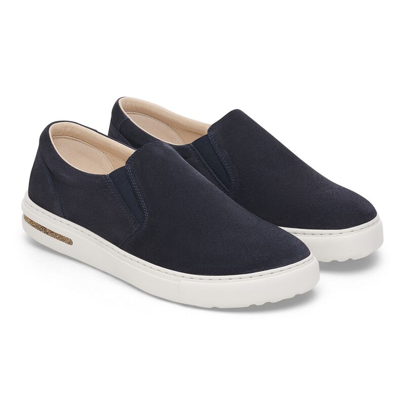 BIRKENSTOCK Oswego Suede Leather Midnight Blue Walk Edit detail
