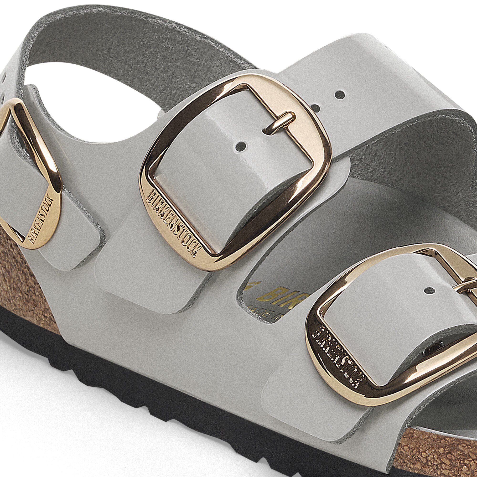 Milano Big Buckle Natural Leather Patent