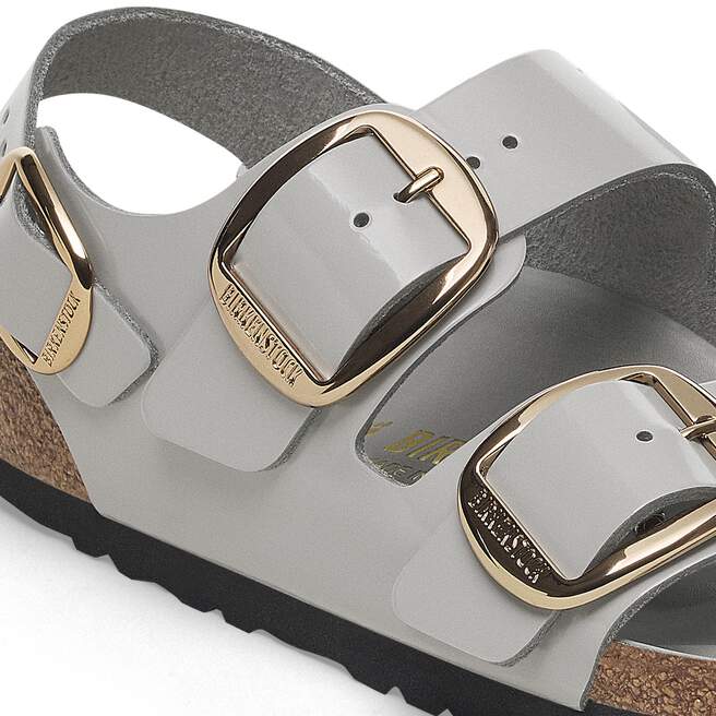 Milano Big Buckle Natural Leather Patent