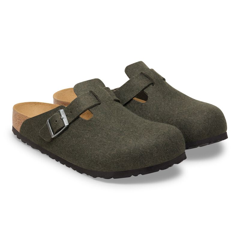 BIRKENSTOCK Boston Wool Thyme Trail Easy detail