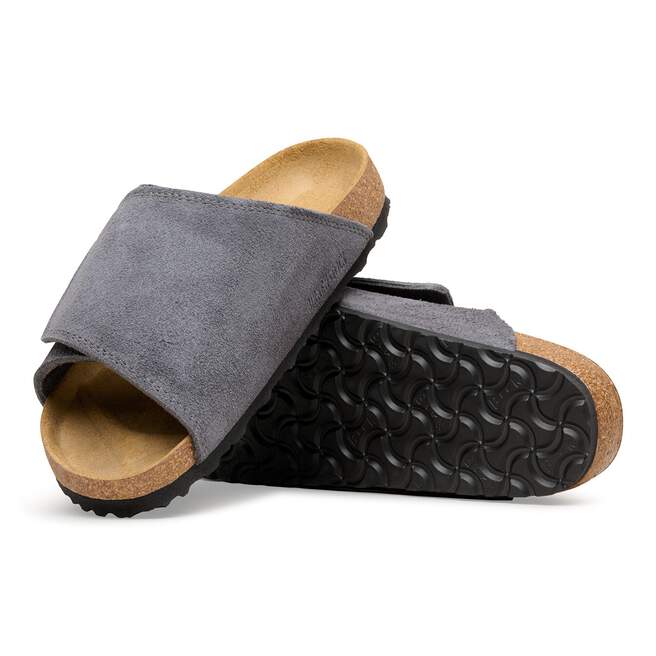 Sw 656 Solana Suede Leather in Color Charcoal | BIRKENSTOCK US
