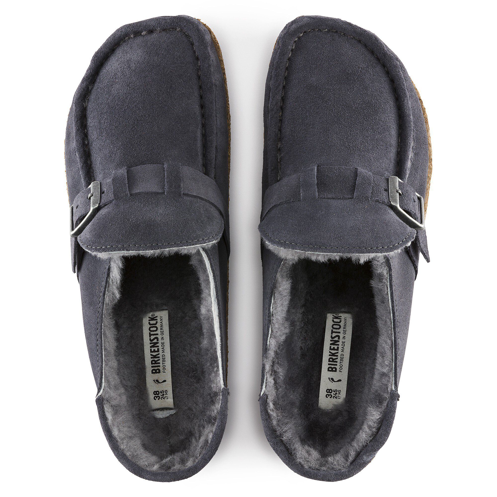 Buckley Shearling Suede Leather - a top view