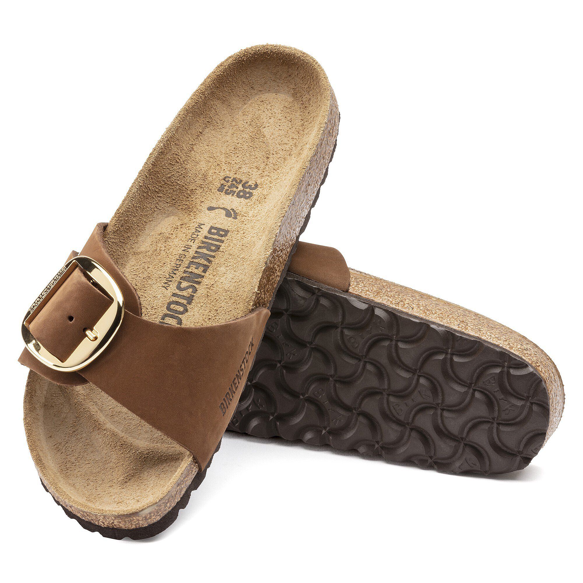 Madrid Big Buckle Cuir nubuck