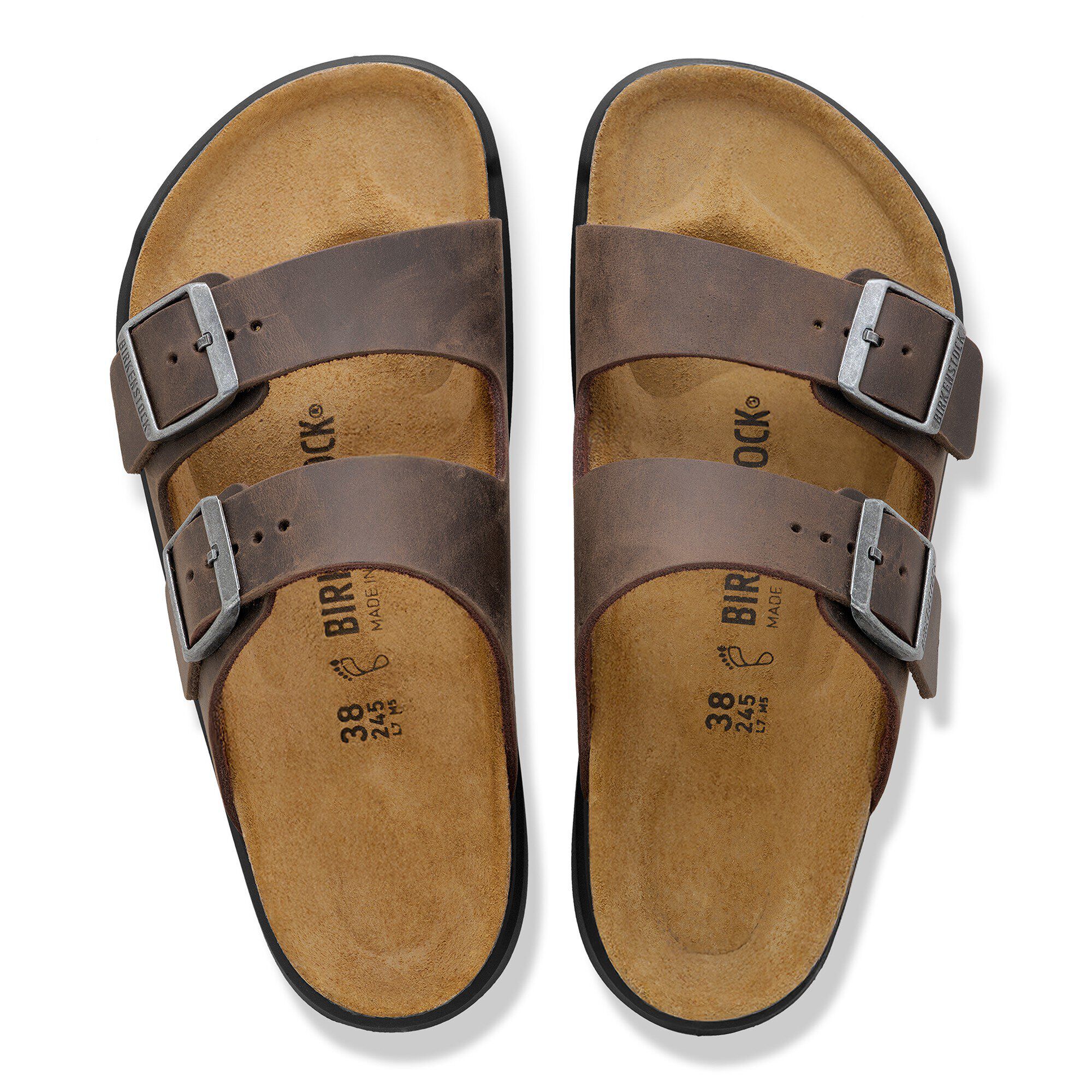 Arizona Crosstown Women Oiled Leather in Color Habana | BIRKENSTOCK US