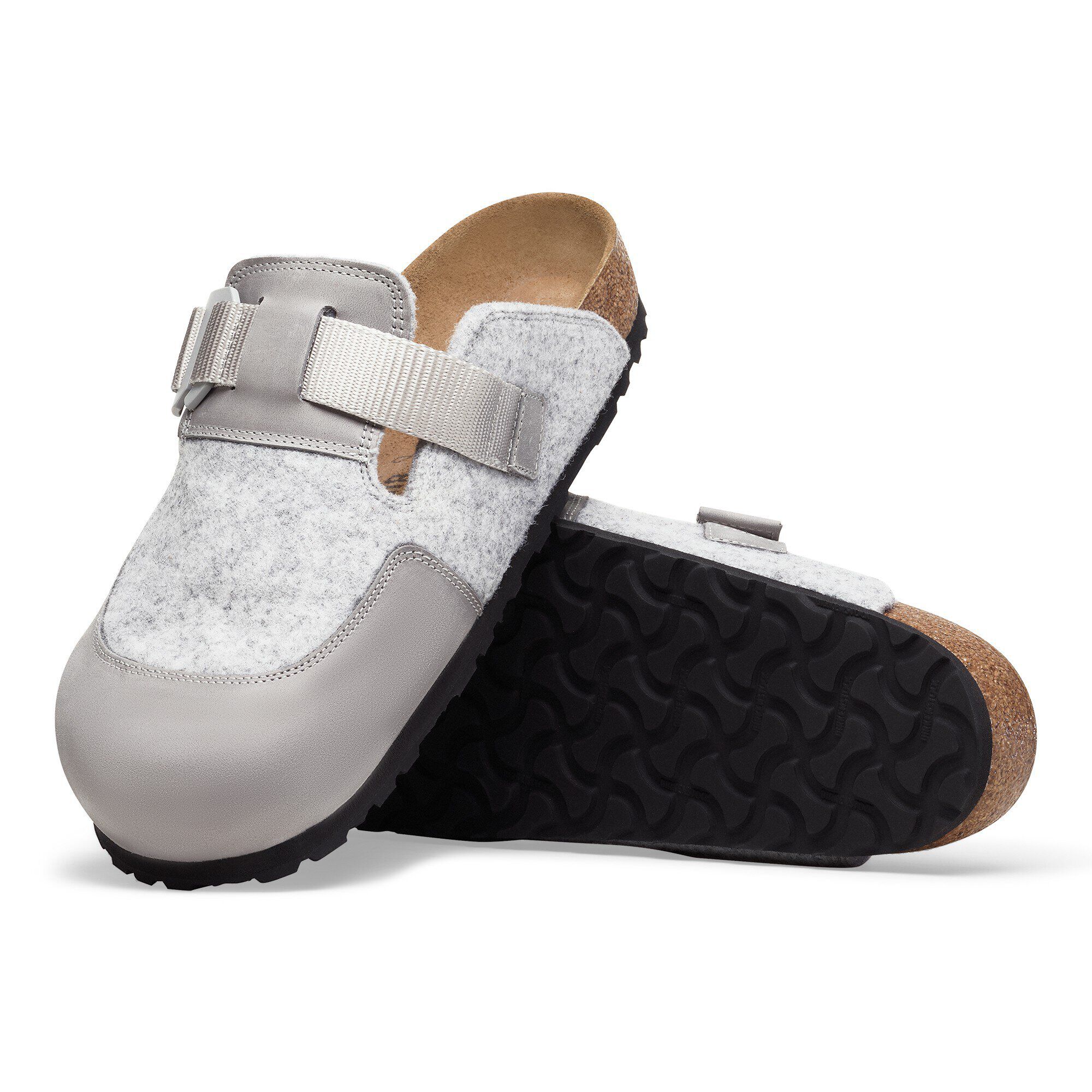 Boston Nova Leather/Textile/Felt with outer sole details