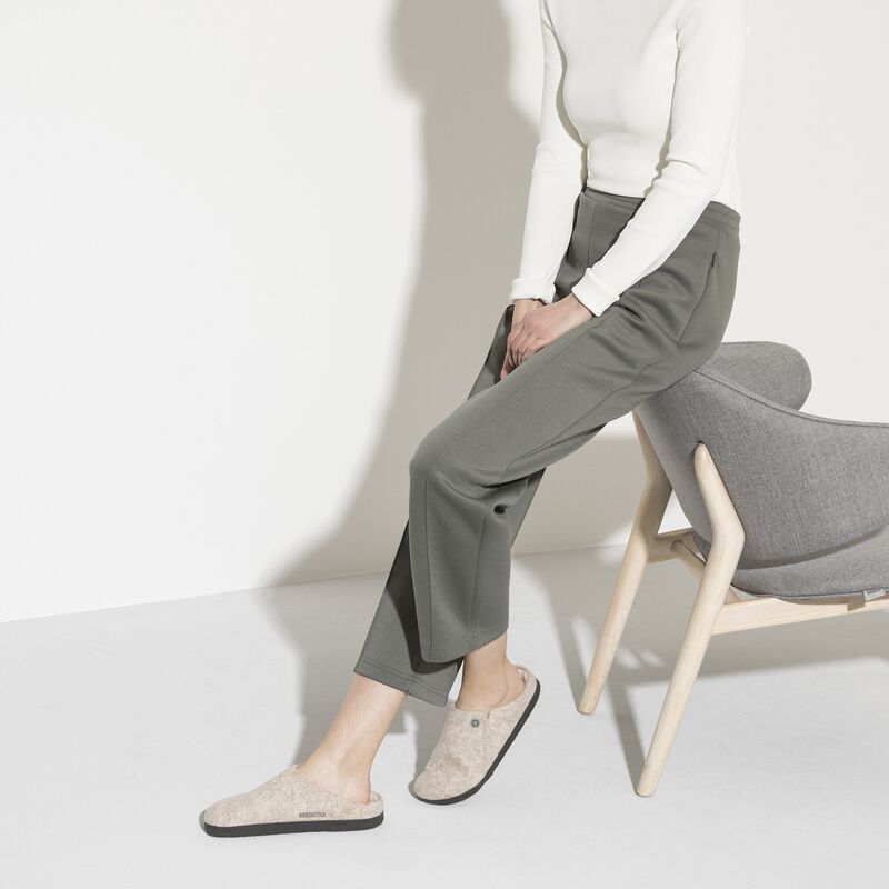 BIRKENSTOCK Zermatt Shearling Felt Eggnog Trail Easy detail