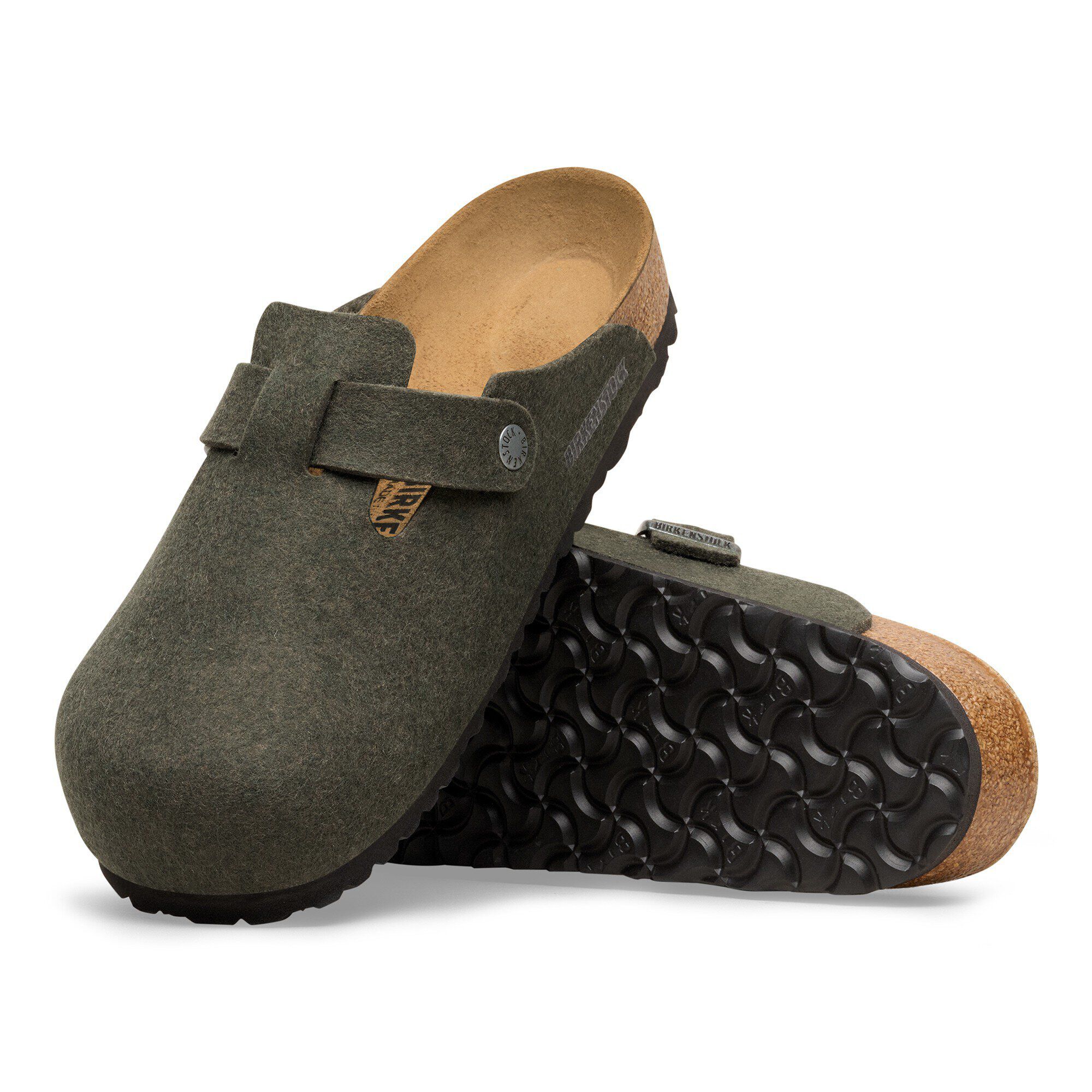 Boston Wool Felt in Color Thyme | BIRKENSTOCK US
