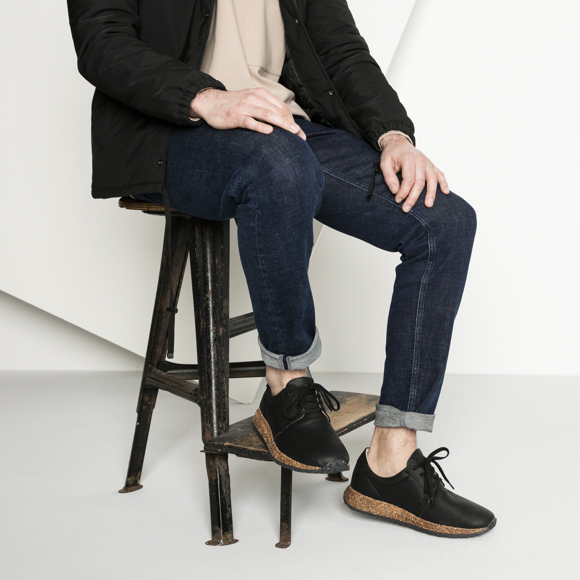   Close-up with a male model