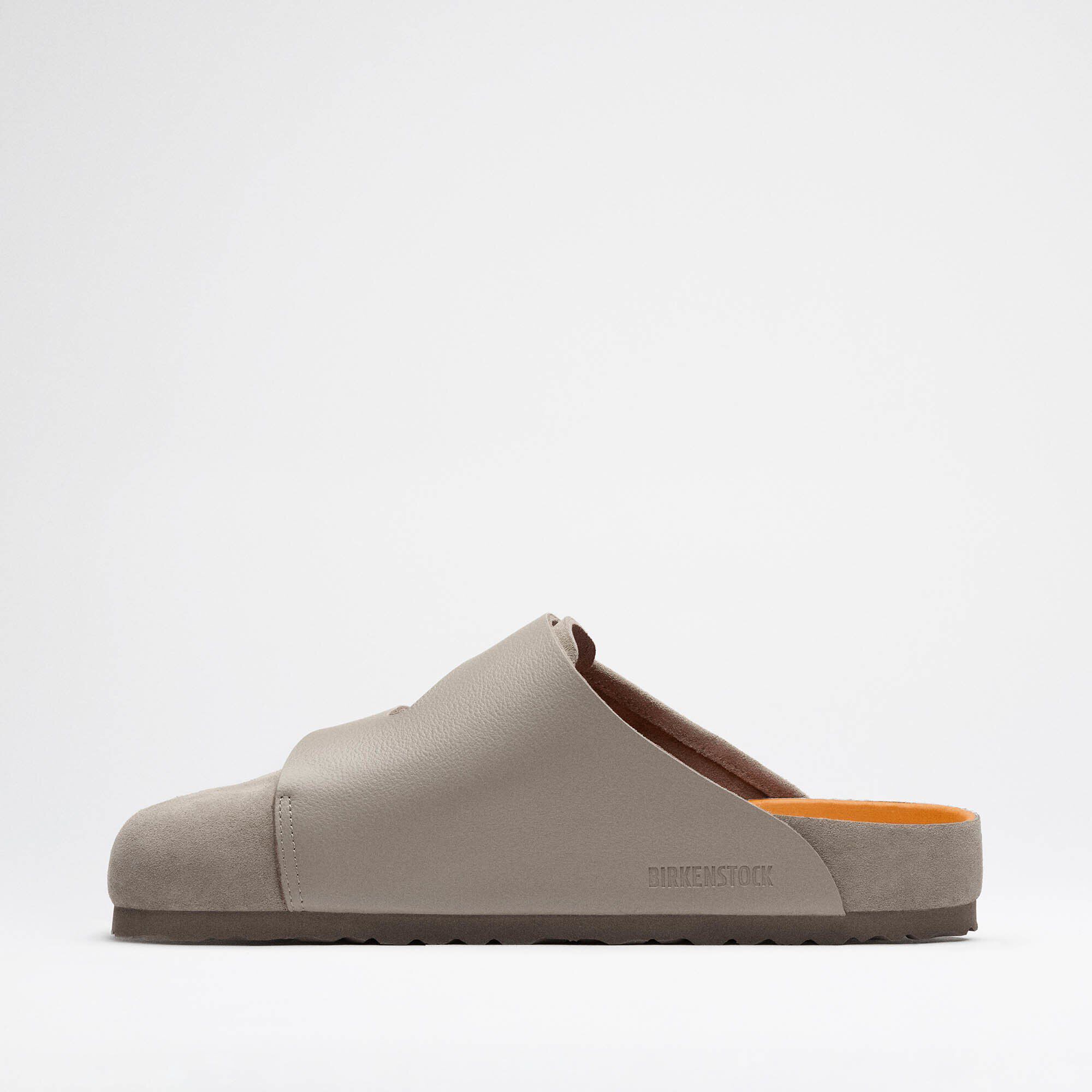 UNION Bimshire Natural Leather-Suede-Textile in Color Beige Taupe
