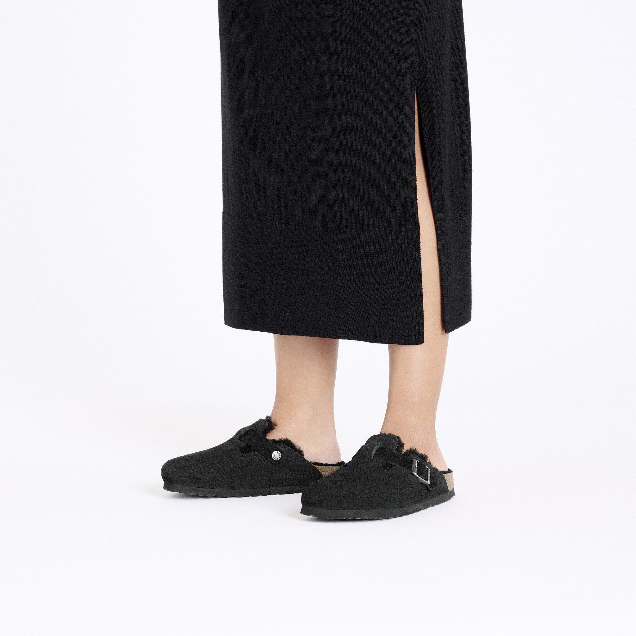 Boston VL Corduroy Teddy Shearling Suede Leather/Fur