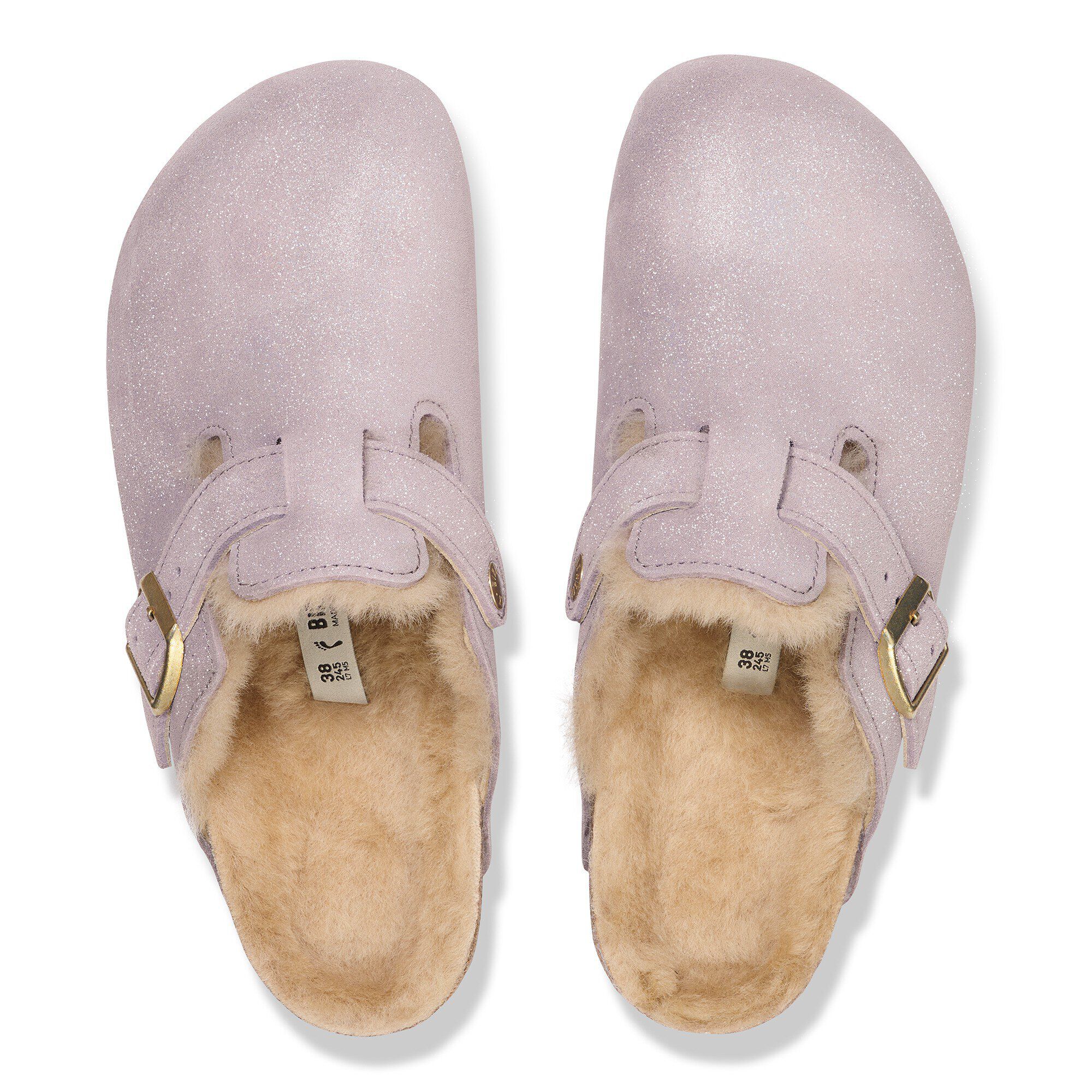 Boston Shearling Su&egrave;de-Shearling