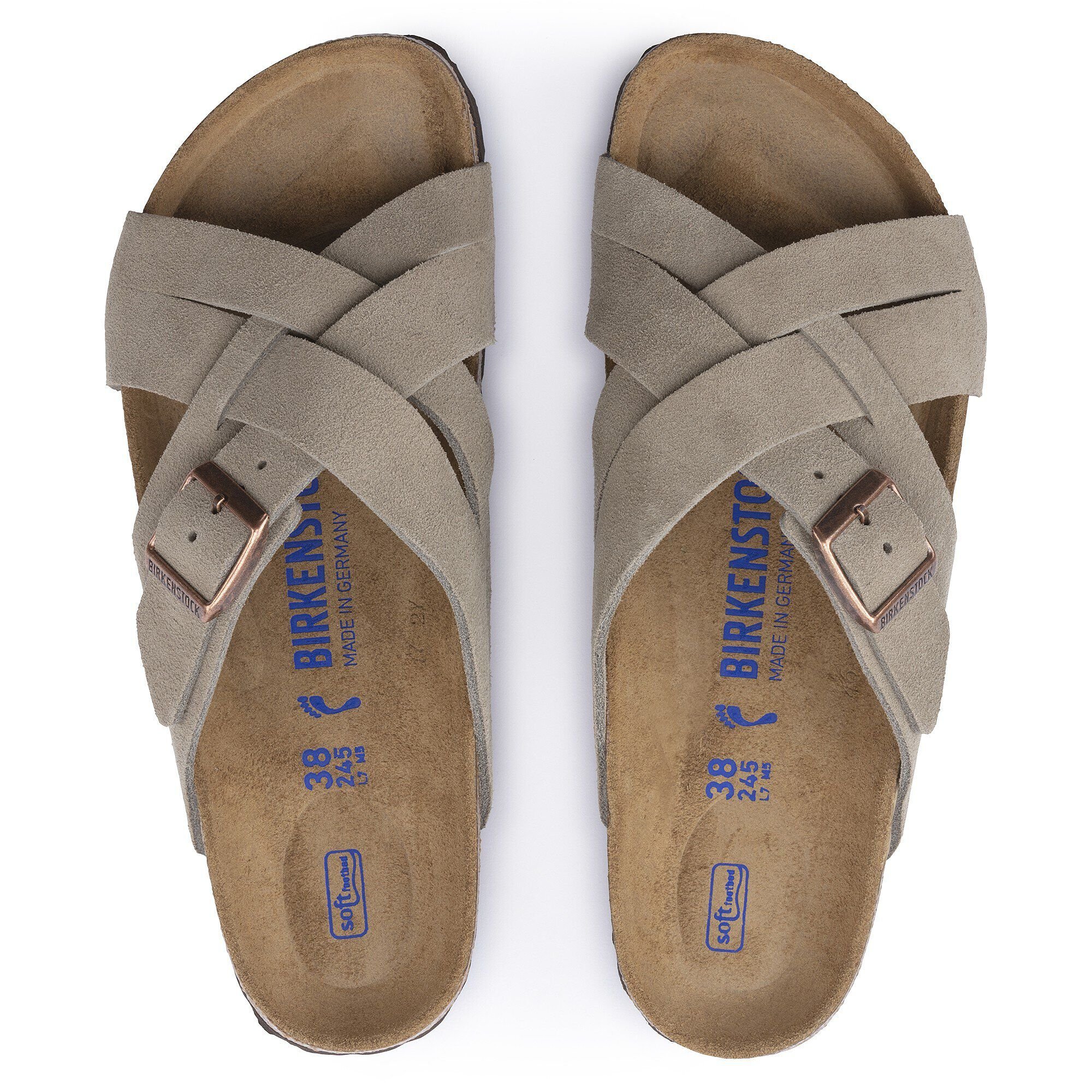 Lugano Soft Footbed Suede Leather