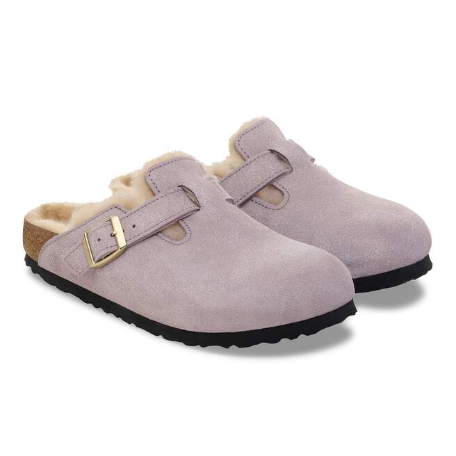 Boston Shearling Suede Leather-Shearling