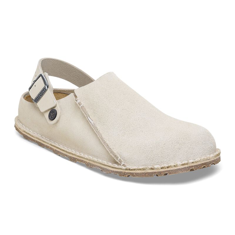 BIRKENSTOCK Lutry Premium Suede Leather Mink Classic Fit detail