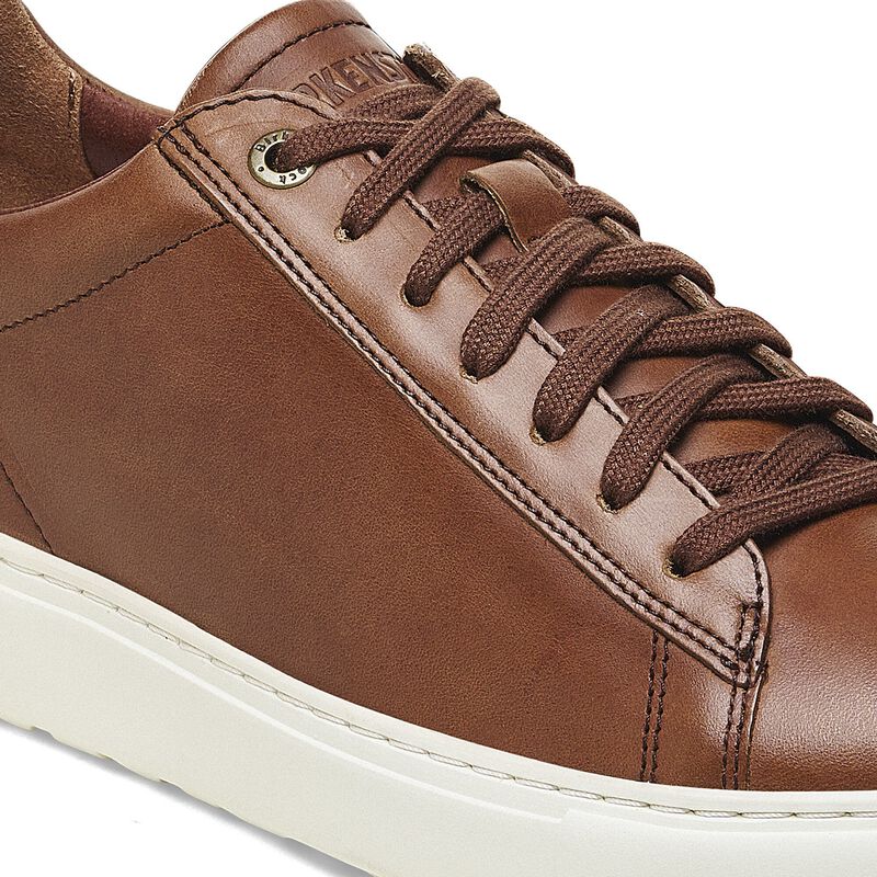 BIRKENSTOCK Bend Low Natural Leather Cognac Soft Sole detail