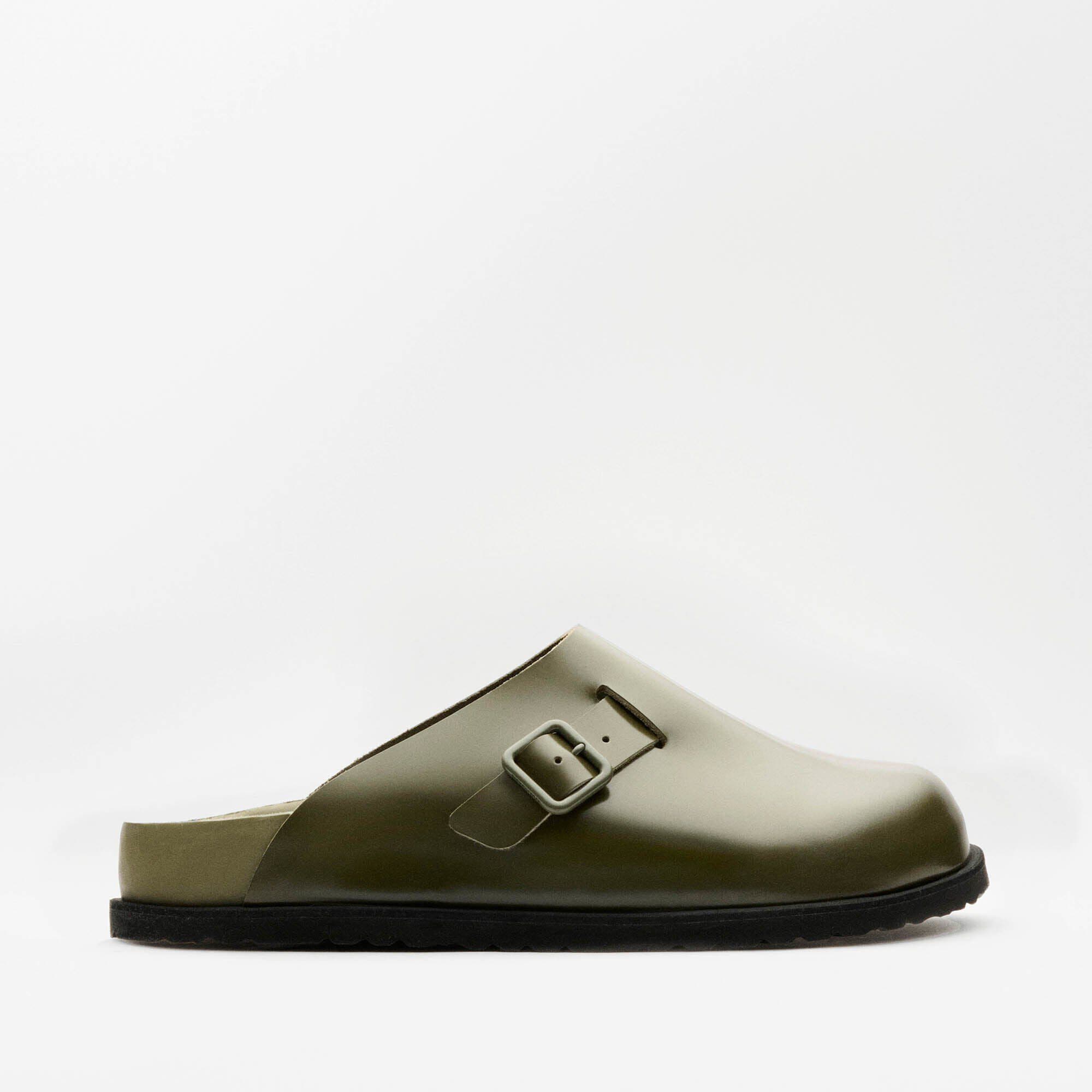 33 Dougal Leather in Color Moss Green | BIRKENSTOCK US