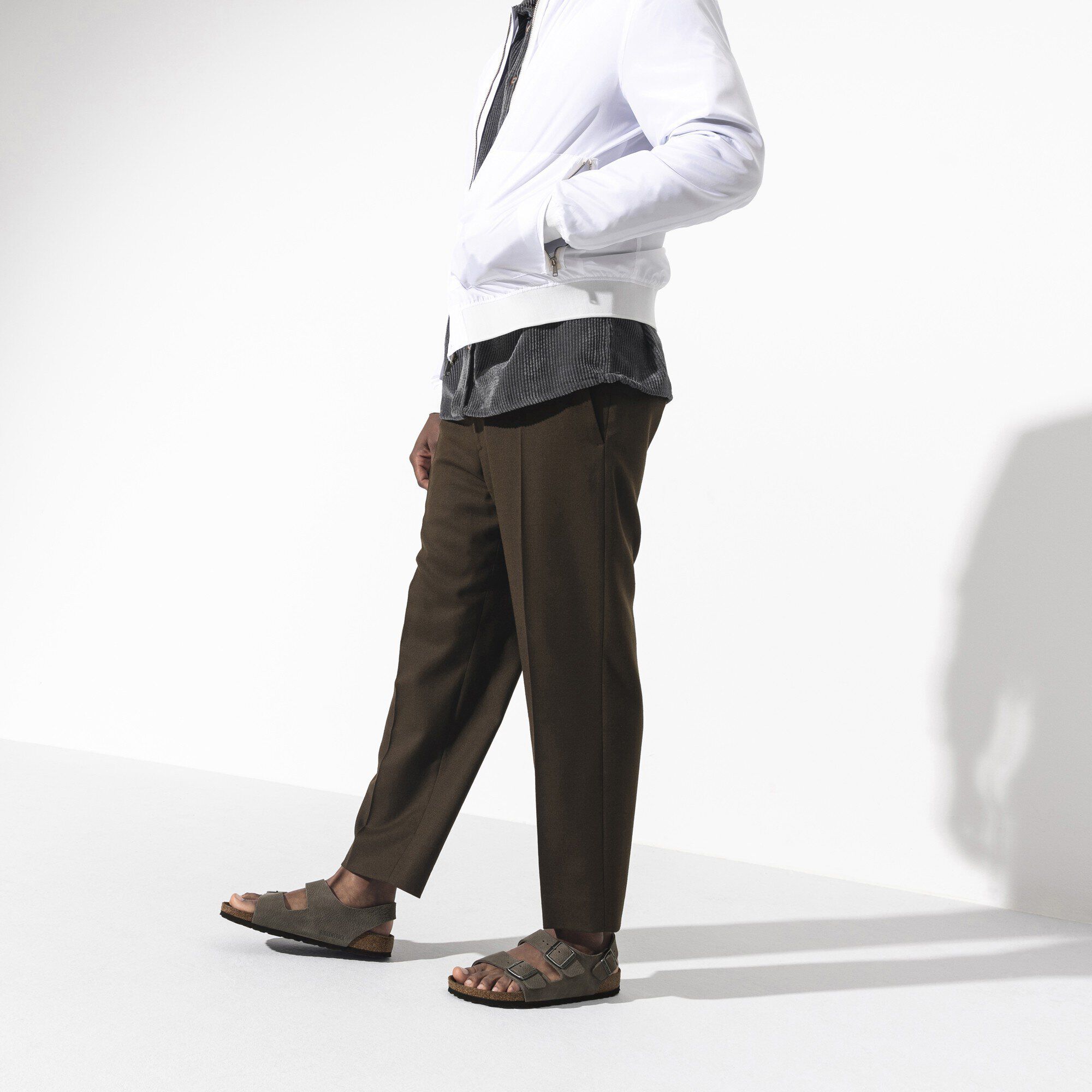   Close-up with a male model