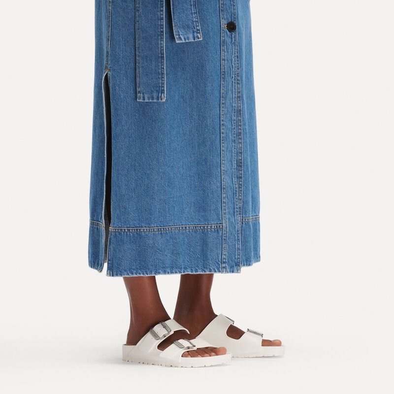 BIRKENSTOCK Arizona Stealth Buckle EVA White Soft Sole detail