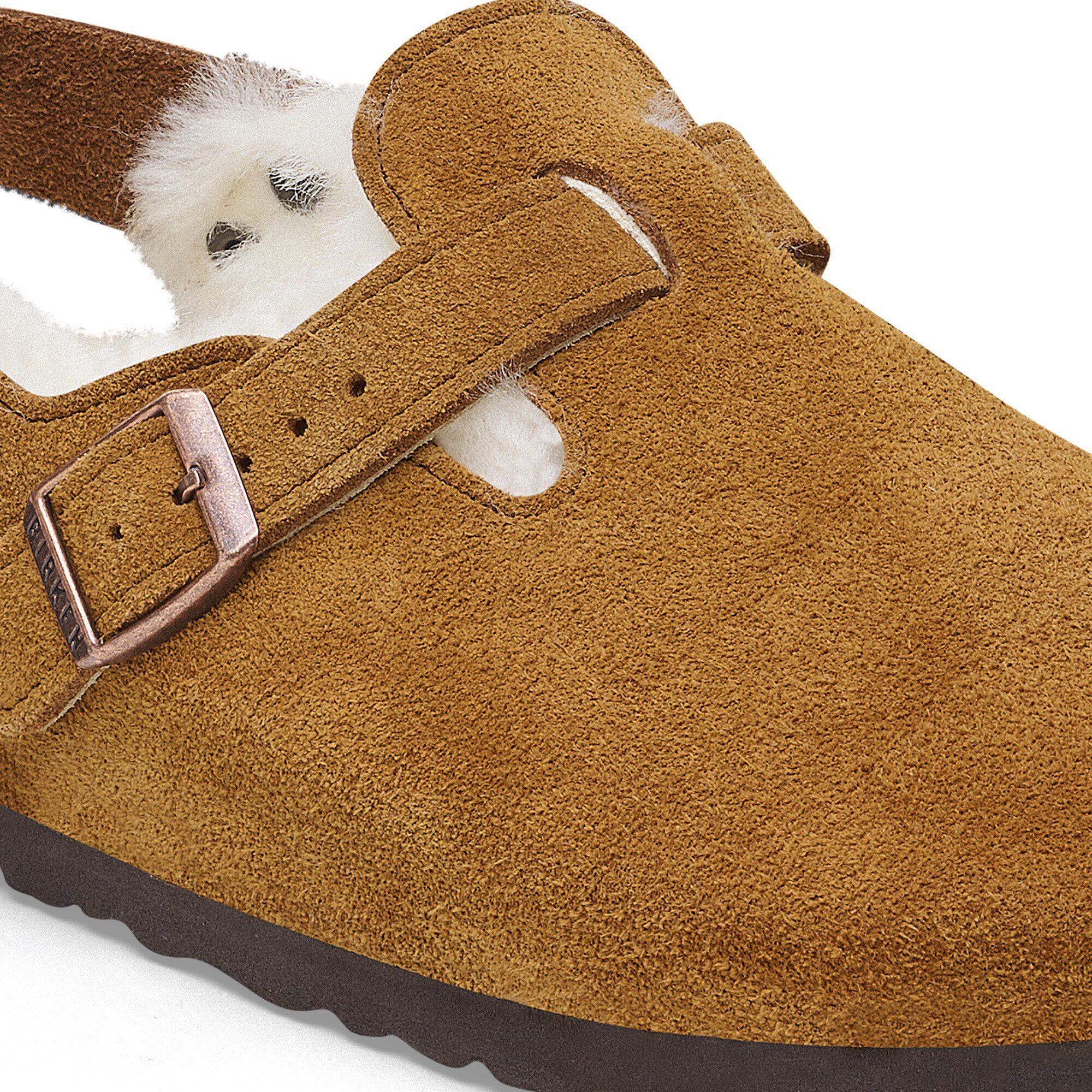 Tokio Shearling Suede Leather in Color Mink | BIRKENSTOCK US Tokio Shearling Suede Leather in Color Mink | BIRKENSTOCK US