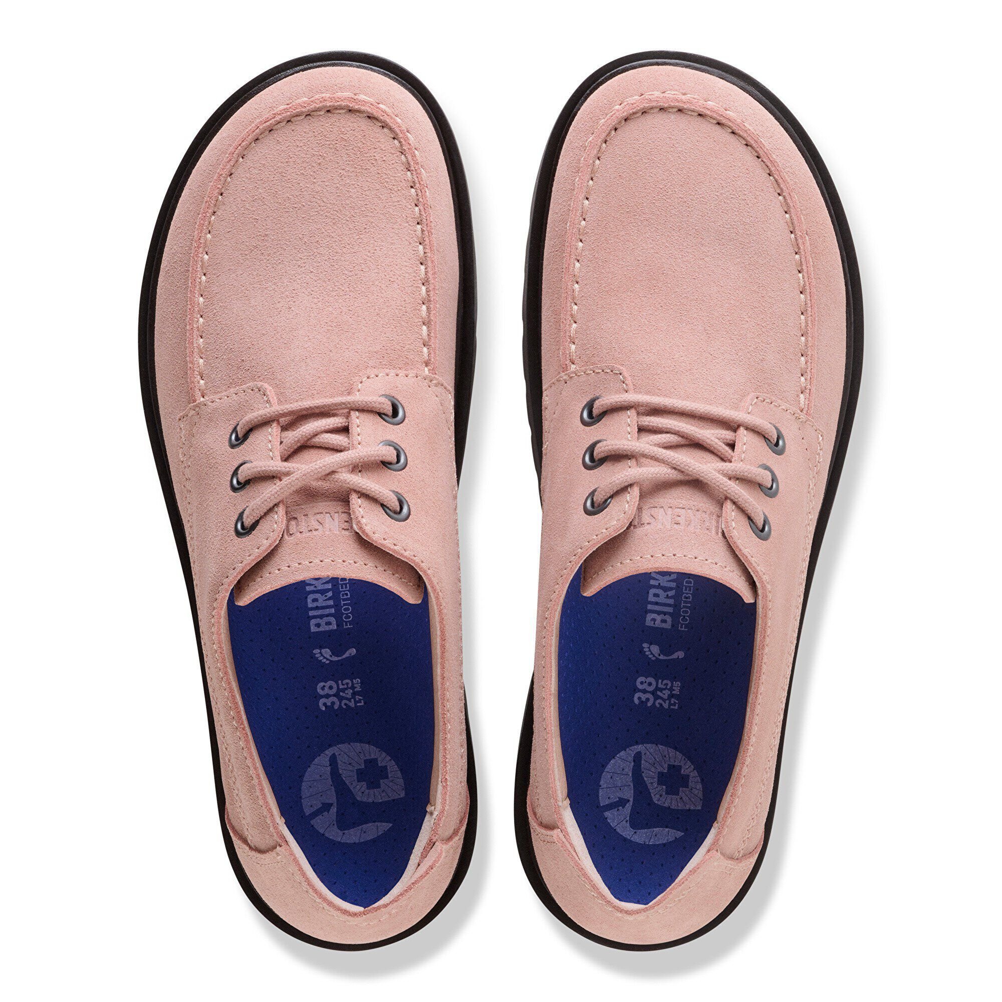 Highwood Moc Lace Suede Leather - a top view