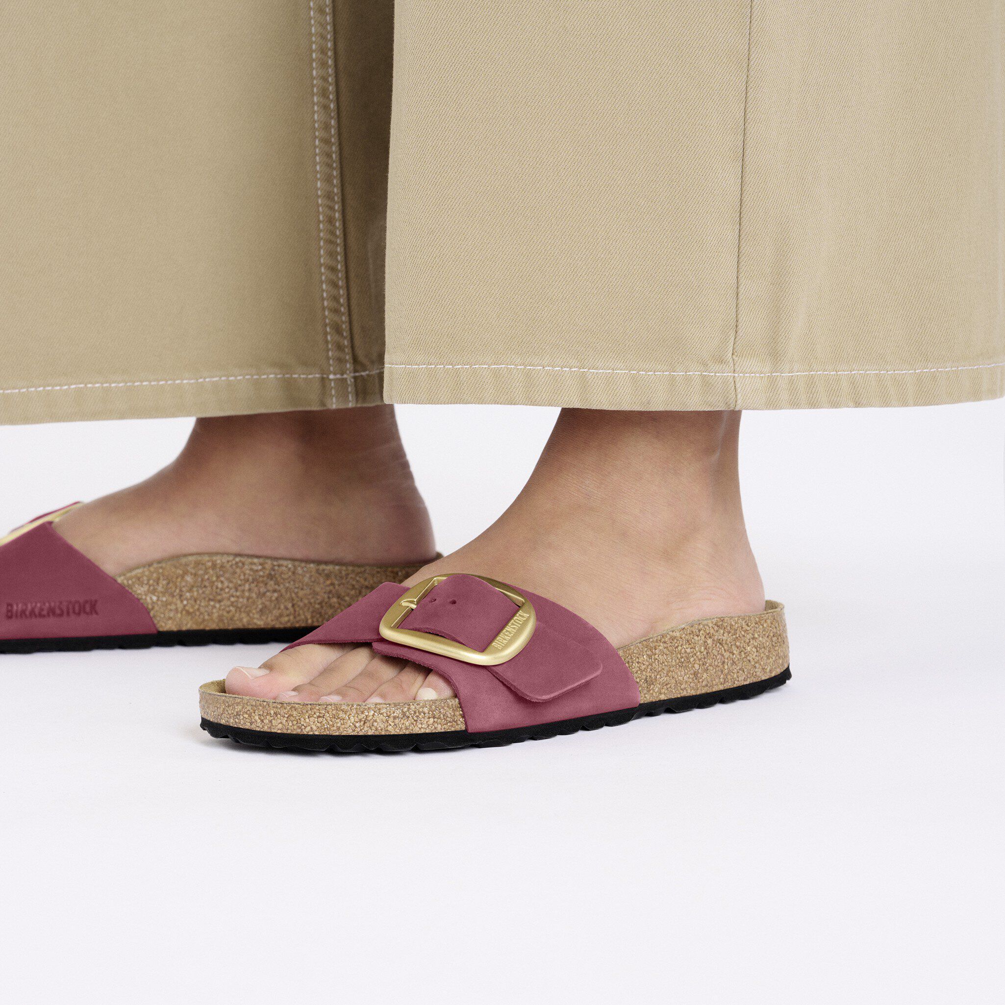 Madrid Big Buckle Cuir nubuck