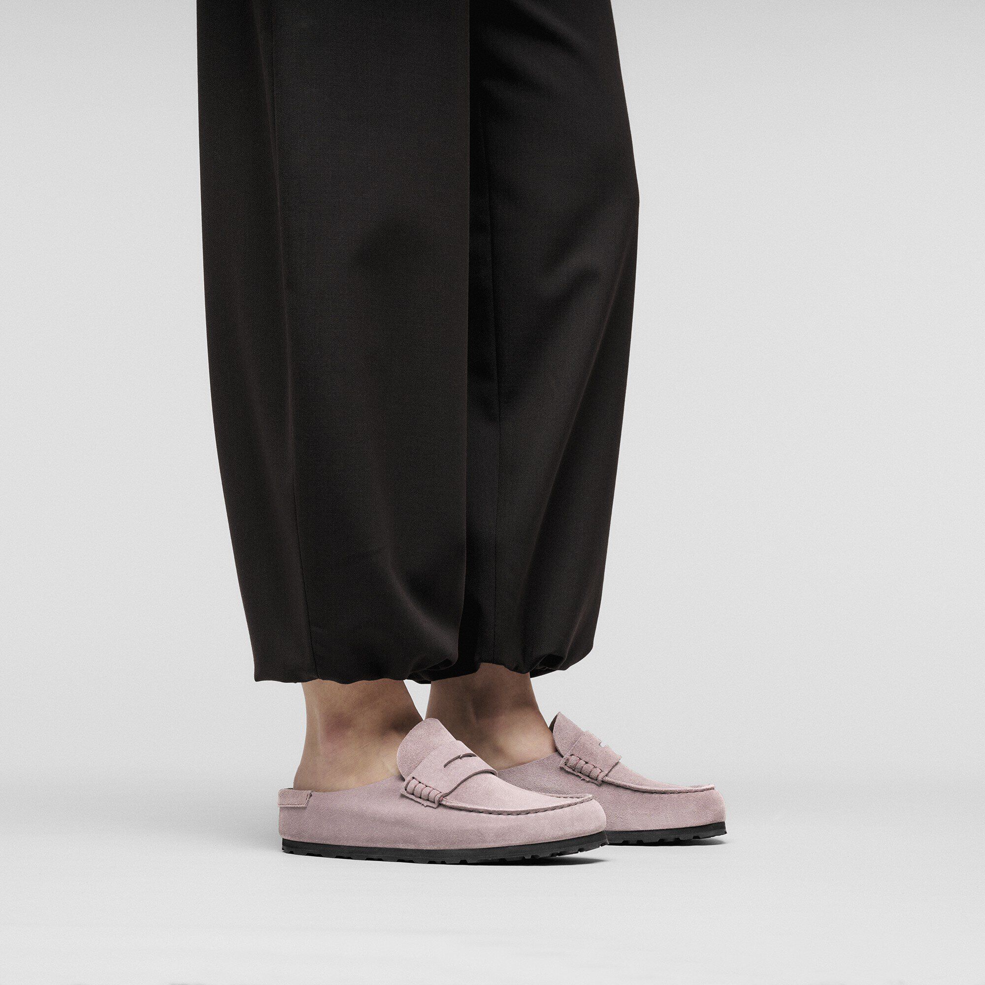 靴 BIRKENSTOCK Naples Wrapped Birkenstock - Naples Narrow Wrapped Suede Leather Shoes in