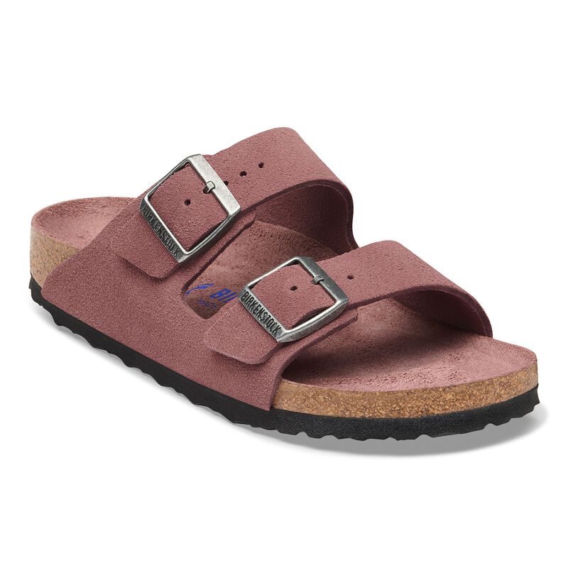 BIRKENSTOCK Arizona Soft Footbed Suede Leather Pepper Classic Fit detail