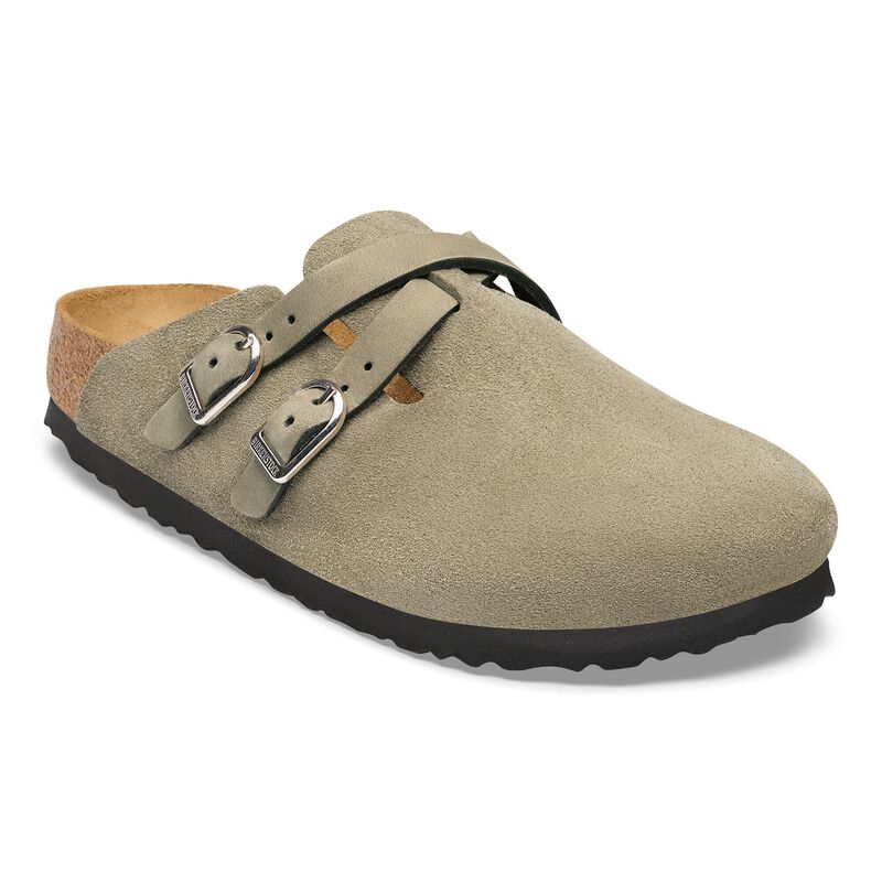 BIRKENSTOCK Blair Suede Leather Carafe Walk Edit detail